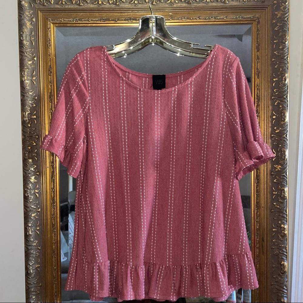 W5 terracotta dress shirt